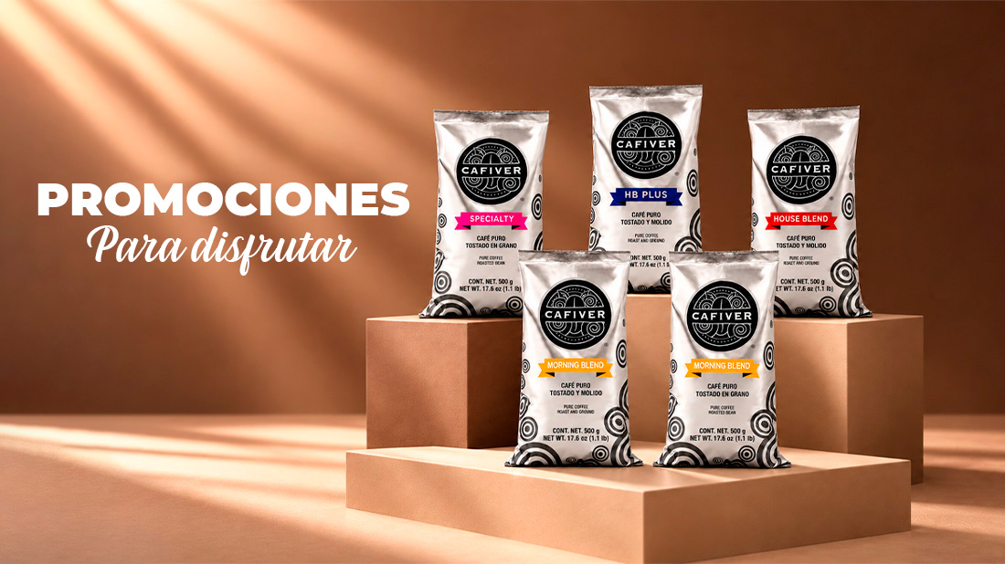 Promociones CAFIVER — café tostado y molido
